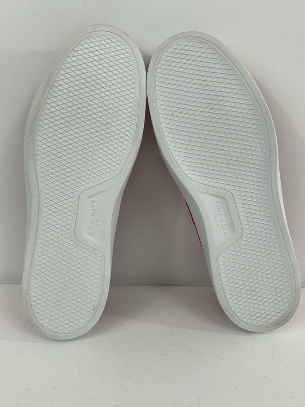 Cole Haan Grand 360 Pink Canvas Loafers Size 9B - Picture 7 of 8